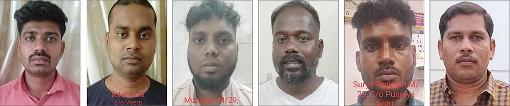 சந்தோஷ், பாலாஜி, முருகன், செந்தில், சூர்யா, அமல் ராஜ்