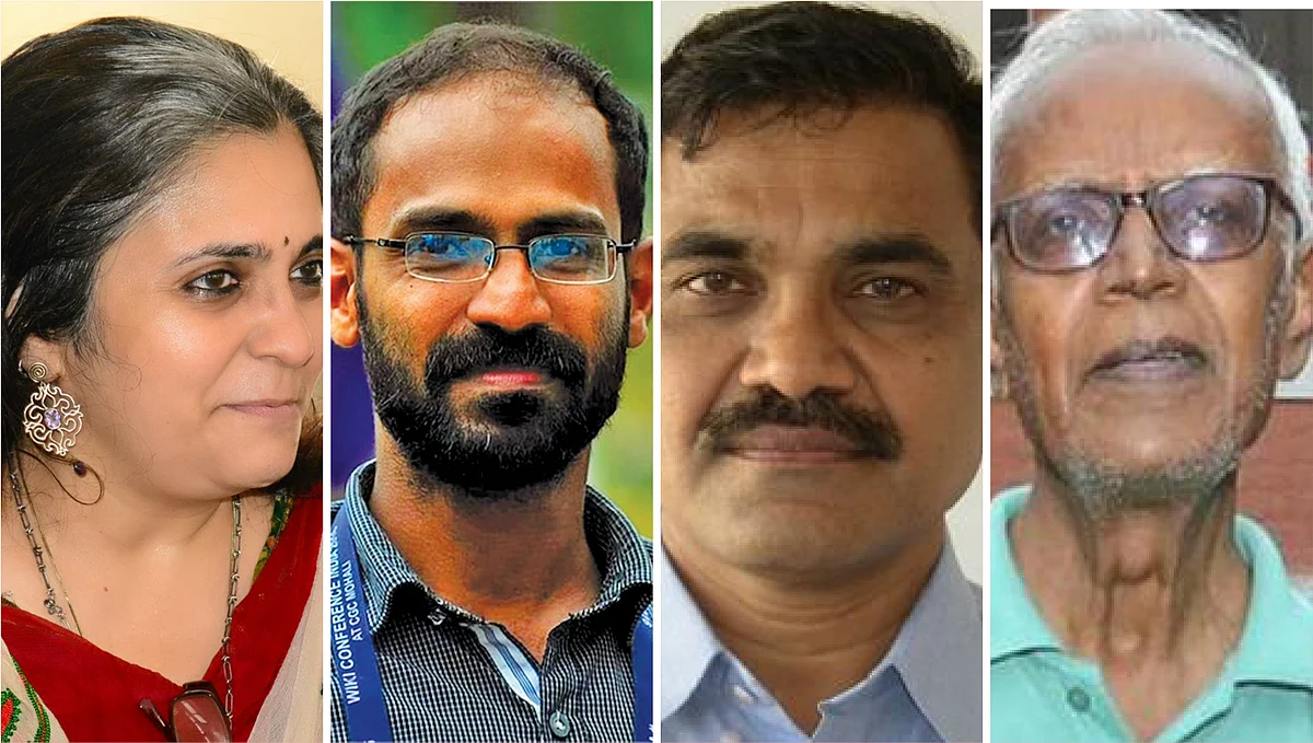 சீதல்வாட், சித்திக் கப்பான், டெல்டும்டே, ஸ்டான் சுவாமி