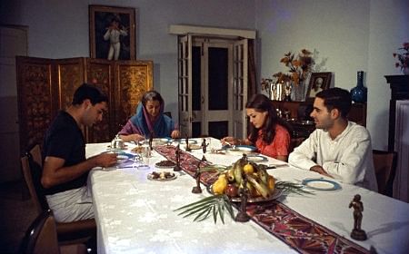 Rajivi Gandhi, Indira Gandhi and wife and brother