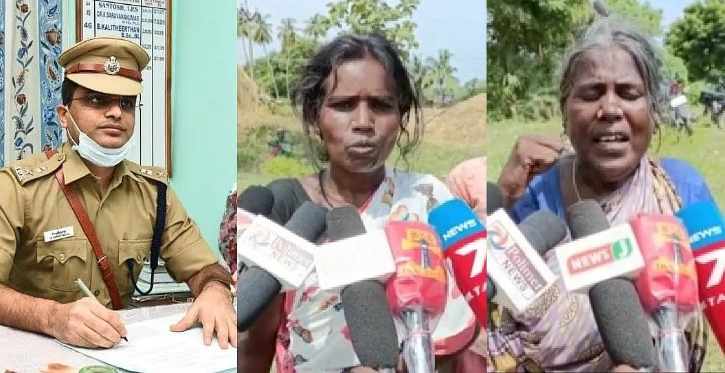 விழுப்புரம் எஸ்.பி., வெங்கடேசனின் குடும்பத்தார்