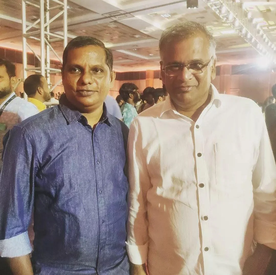 எழுத்தாளர் ஜெயமோகனுடன் இளங்கோ கிருஷ்ணன்