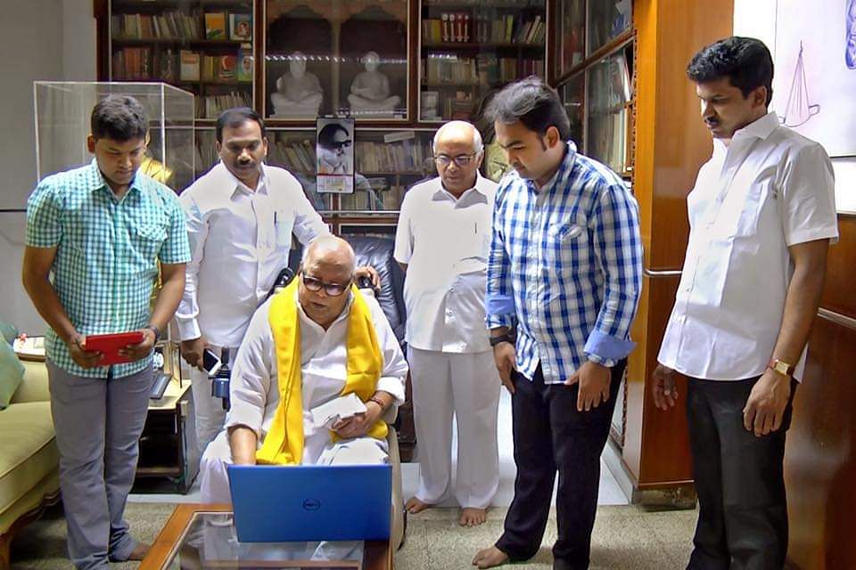 கலைஞருடன் ராஜமாணிக்கம் ஐ.ஏ.எஸ்