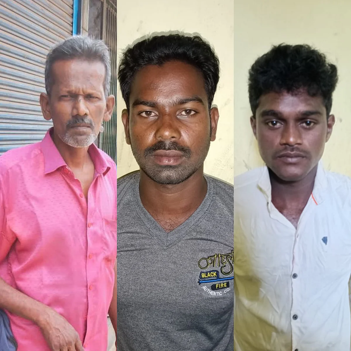 கொலை செய்யப்பட்ட கண்ணன், தாவீது, டேனிசெல்வம்