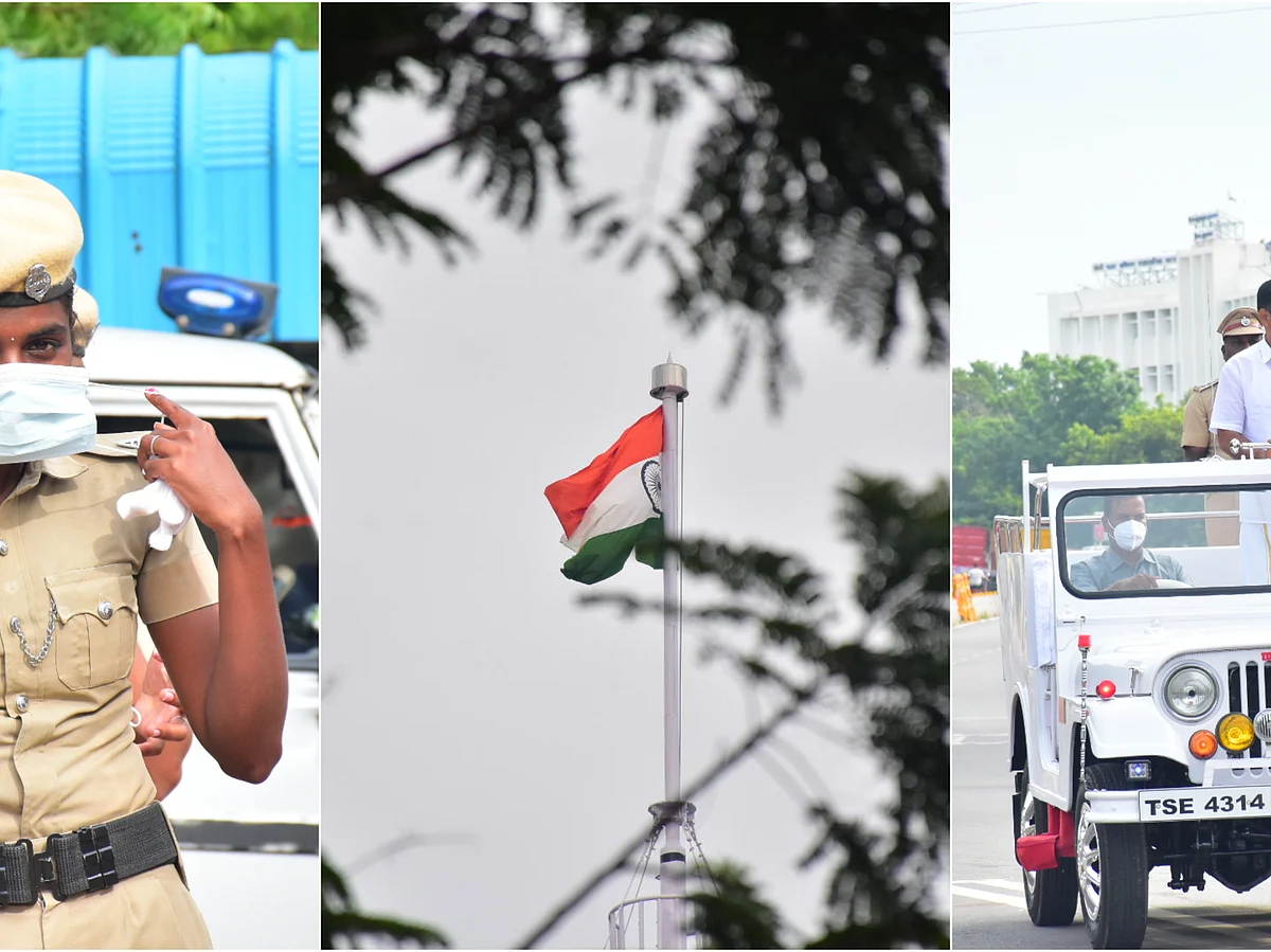 75-வது சுதந்திர தின விழா: சென்னையில் அணிவகுப்பு ஒத்திகை! | புகைப்படத் தொகுப்பு! படங்கள்: கு.விஷாலி