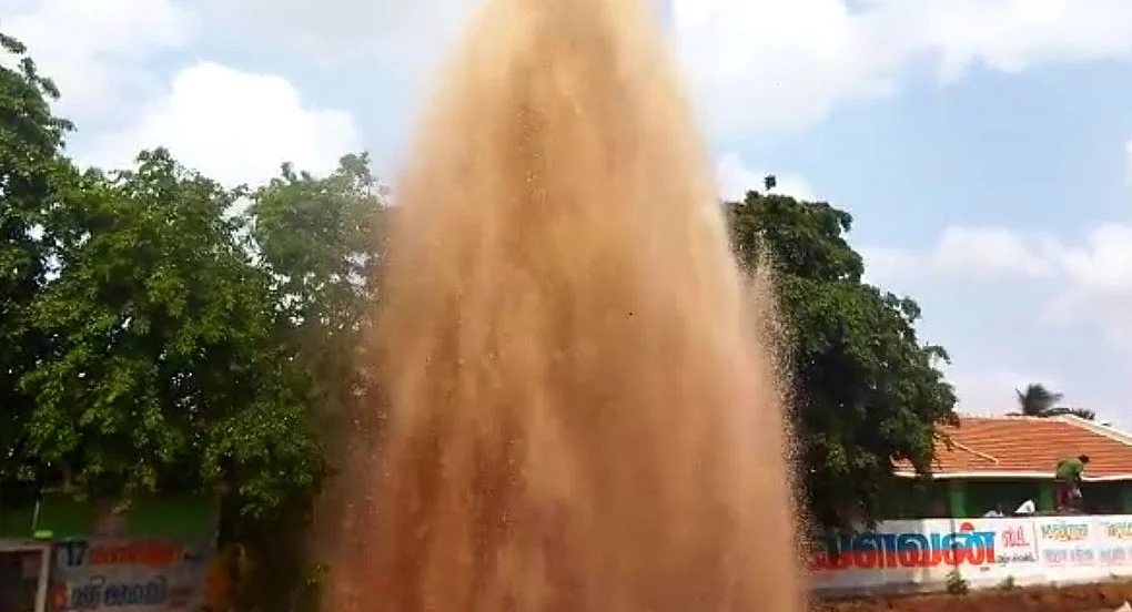 வீணான குடிநீர்