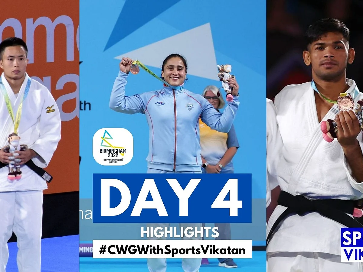 India at CWG, Day 4 Highlights:
நேற்று 3 பதக்கங்கள்! டேபிள் டென்னிஸ், லான் பவுல்ஸ், பேட்மின்டனில் பதக்கம் உறுதி!