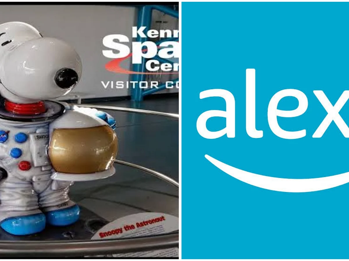 `alexa, நிலாவுக்குக் கூட்டிட்டுப் போ' - நிலவுக்குச் செல்லும் ராக்கெட்டில் அலெக்சா, ஸ்னூப்பி ரோபோ!