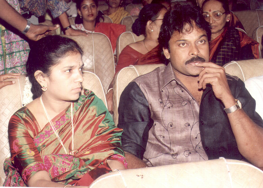 Chiranjeevi and wife