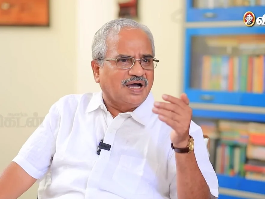 "இனி இந்த மனிதருக்குப் பின்னால் கடைசி வரை நிற்பதுதான் வாழ்வு என முடிவெடுத்தேன்!"- தமிழருவி மணியன்