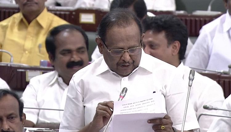 தமிழக சட்டத்துறை அமைச்சர் ரகுபதி