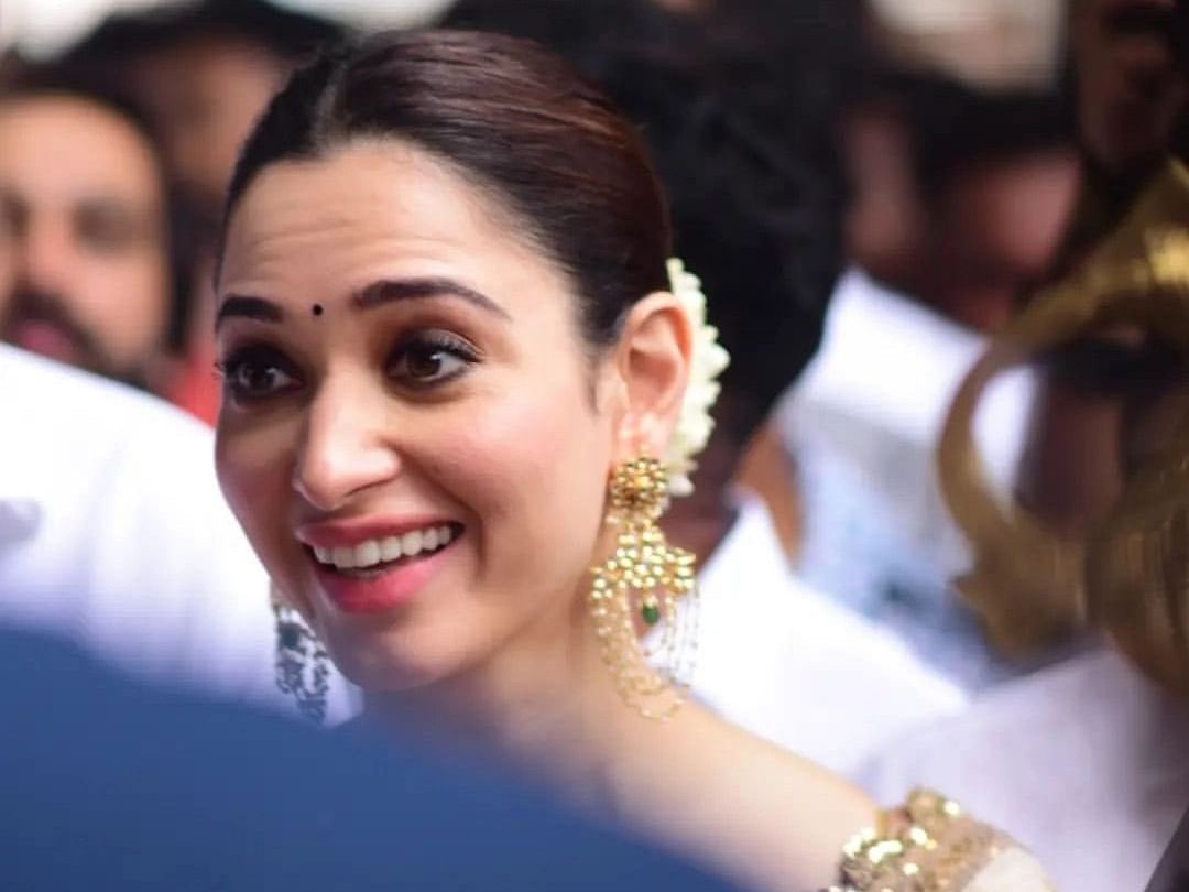 Tamannaah: தன் முதல் மலையாளப் படத்தின் பூஜையில் கலந்துகொண்ட புகைப்படங்கள்|Photo Album