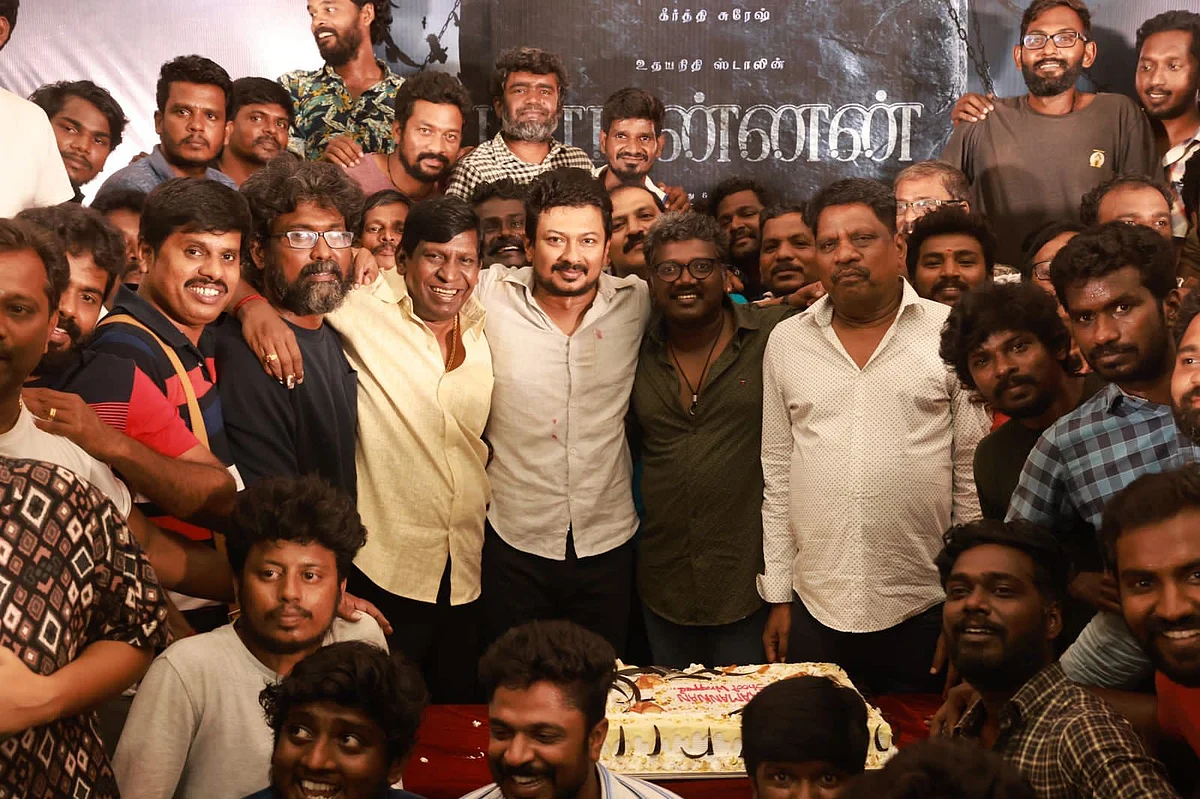 'மாமன்னன்' படப்பிடிப்பில் எடுக்கப்பட்டப் புகைப்படம்.