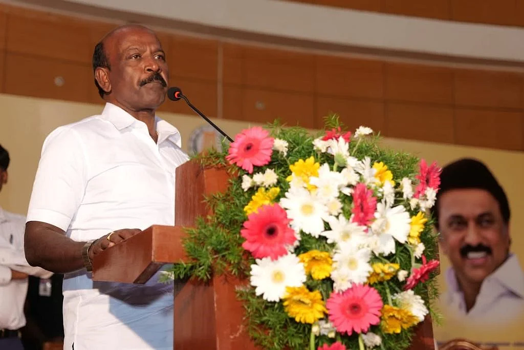 நிகழ்ச்சியில் பேசிய அமைச்சர் மா. சுப்ரமணியன்.