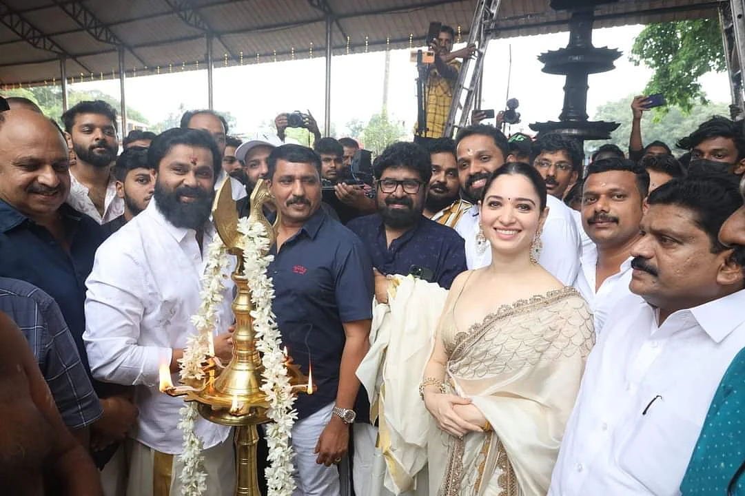 சினிமா பூஜையில் திலீப், தமன்னா