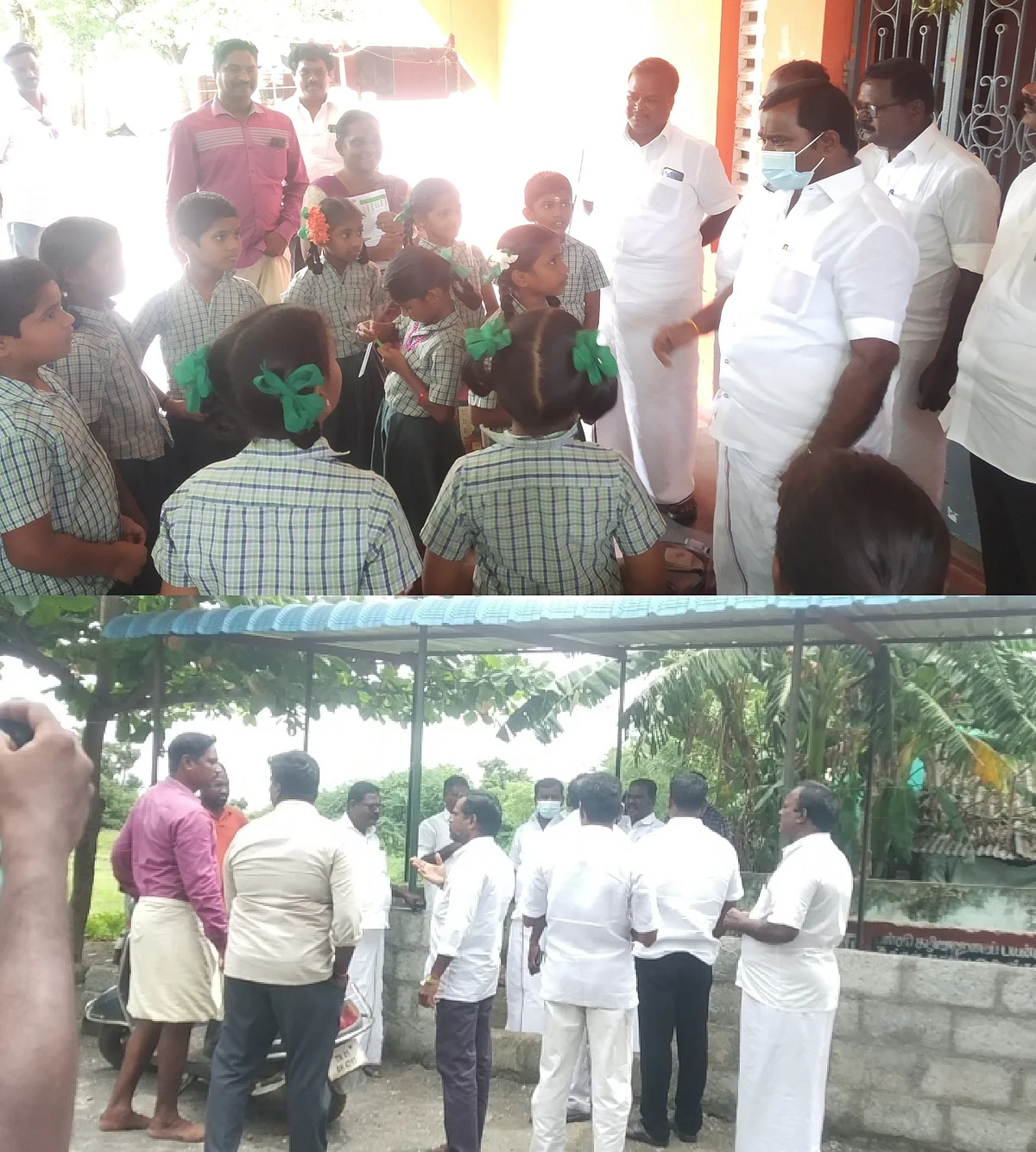 எம்.எல்.ஏ அர்ஜூனன் ஆய்வு, வாக்குவாதம்