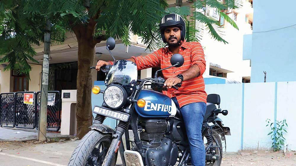 செப்ரின் ரிச்சர்ட் / ராயல் என்ஃபீல்டு ஹன்ட்டர் 350