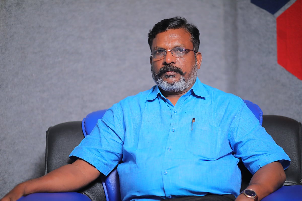 அறிவுபூர்வமாக விவாதம் நடத்த பாஜக-வில் ஆளில்லை” - சொல்கிறார் தொல்.திருமாவளவன் | There is nobody in bjp for intellectual argument,says thirumavalavan