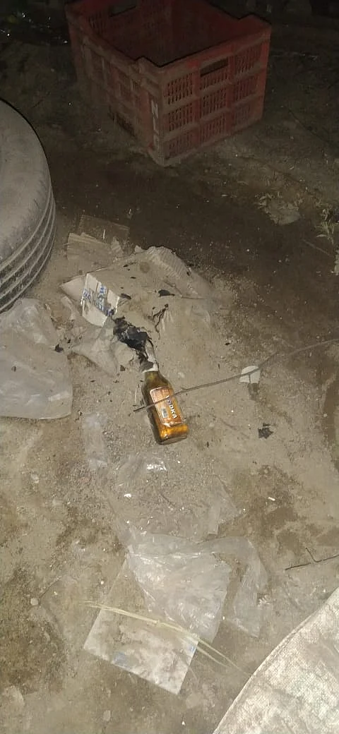 மதுரை அனுப்பானடியில் பெட்ரோல் குண்டு வீச்சு