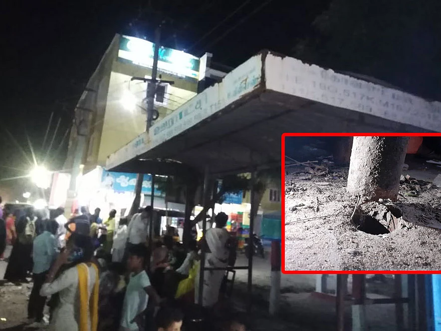 அடிப்படை வசதிகள்கூட இல்லை... இருளில் மூழ்கியிருக்கும் கோவளம் பேருந்து நிறுத்தம் - விடிவு எப்போது?!