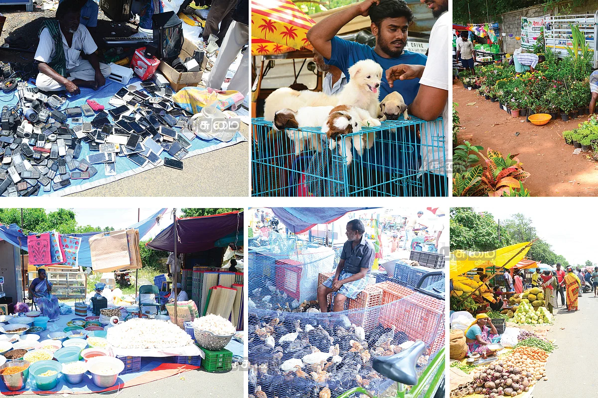 பல்லாவரம் சந்தையில்