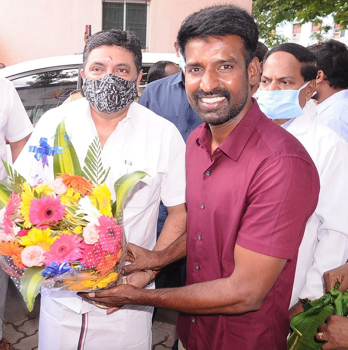 சூரியின் ஹோட்டல் கிளை திறப்பு விழாவில் பி.டி.ஆர்