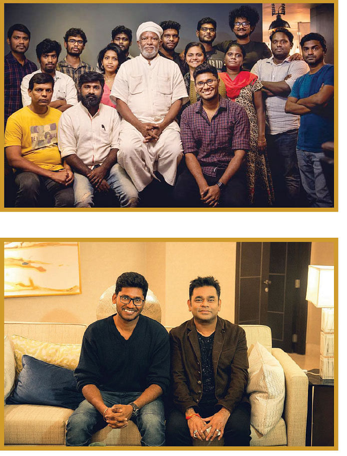 1.சந்துரு மாஸ்டருடன்... - 2. ஏ.ஆர்.ரஹ்மானுடன்...