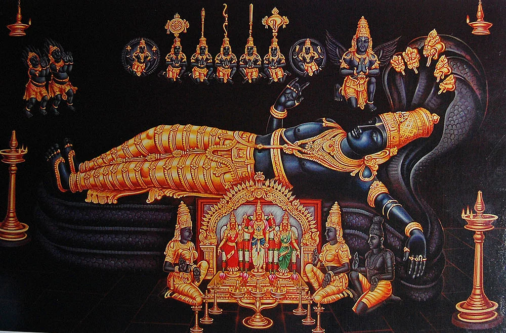 புஜங்க சயனம்... யோக முத்திரை...
ஆதிகேசவரின் அபூர்வ திருமேனி!
