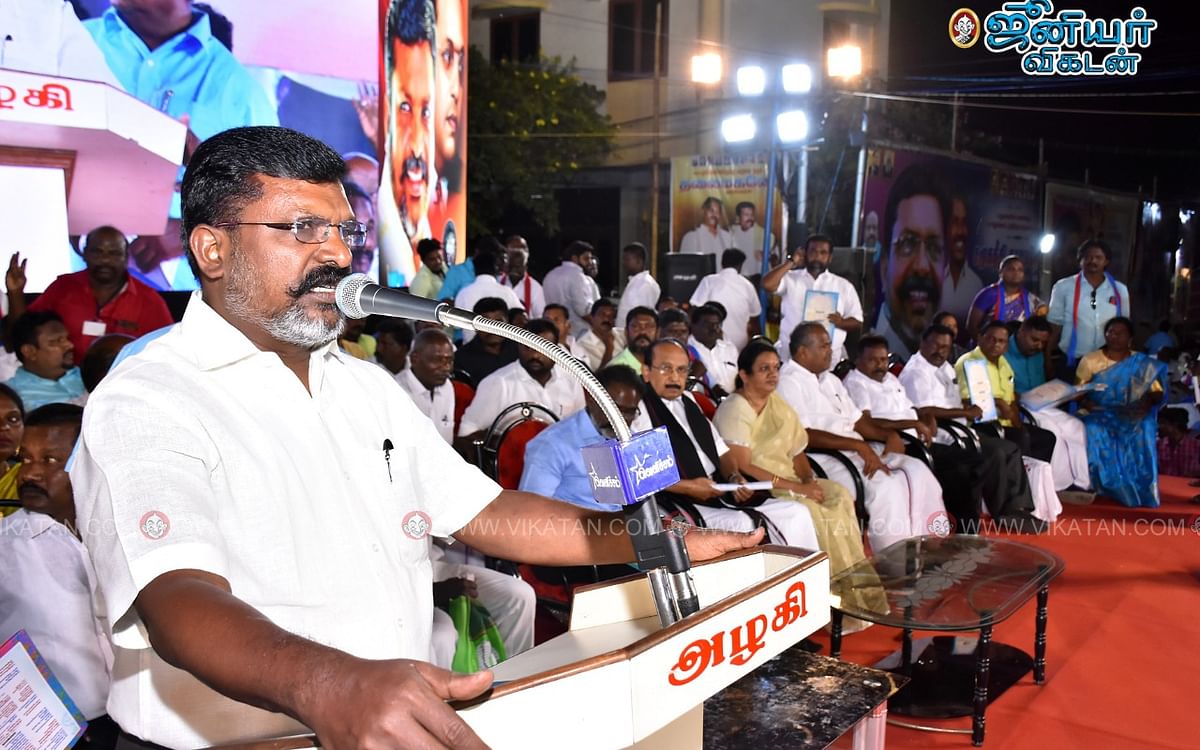 ``இந்து என்று சொல்லும் அண்ணாமலையே, மோகன் பகவத், ஹெச்.ராஜா வீட்டில் சம்பந்தம் பேச முடியுமா?” - திருமா