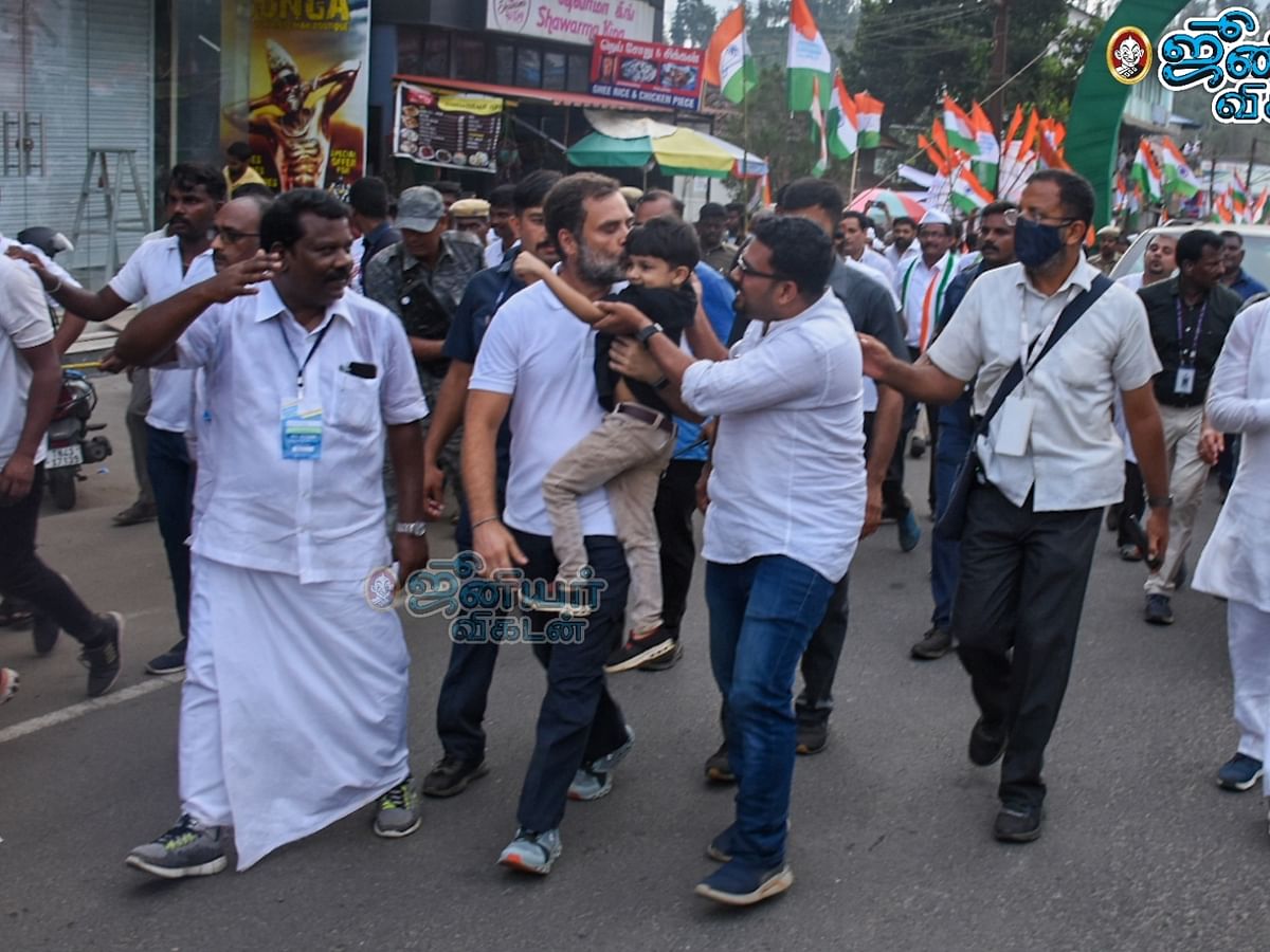 Bharat Jodo Yatra : நீலகிரியில் ராகுல் காந்தி நடைபயணம்! - புகைப்படத் தொகுப்பு