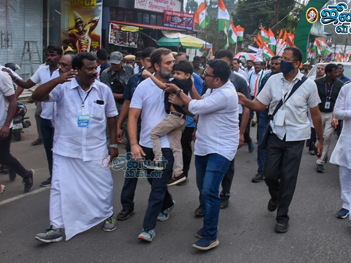 Bharat Jodo Yatra : நீலகிரியில் ராகுல் காந்தி நடைபயணம்! - புகைப்படத் தொகுப்பு