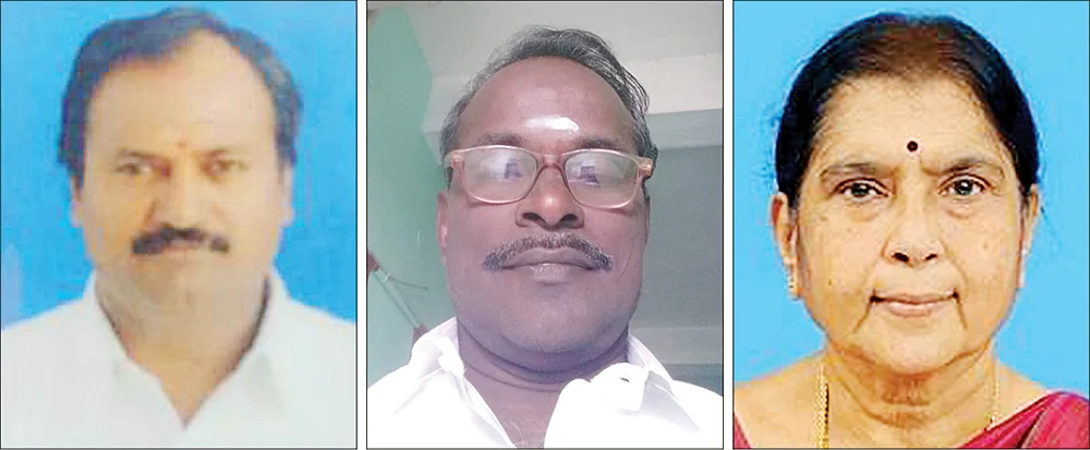சாந்தமூர்த்தி, எம்.முனுசாமி, சி.கே.சரஸ்வதி