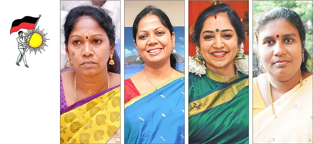 தமிழரசி, சல்மா,தமிழச்சி தங்கபாண்டியன், ஹெலன் டேவிட்சன்