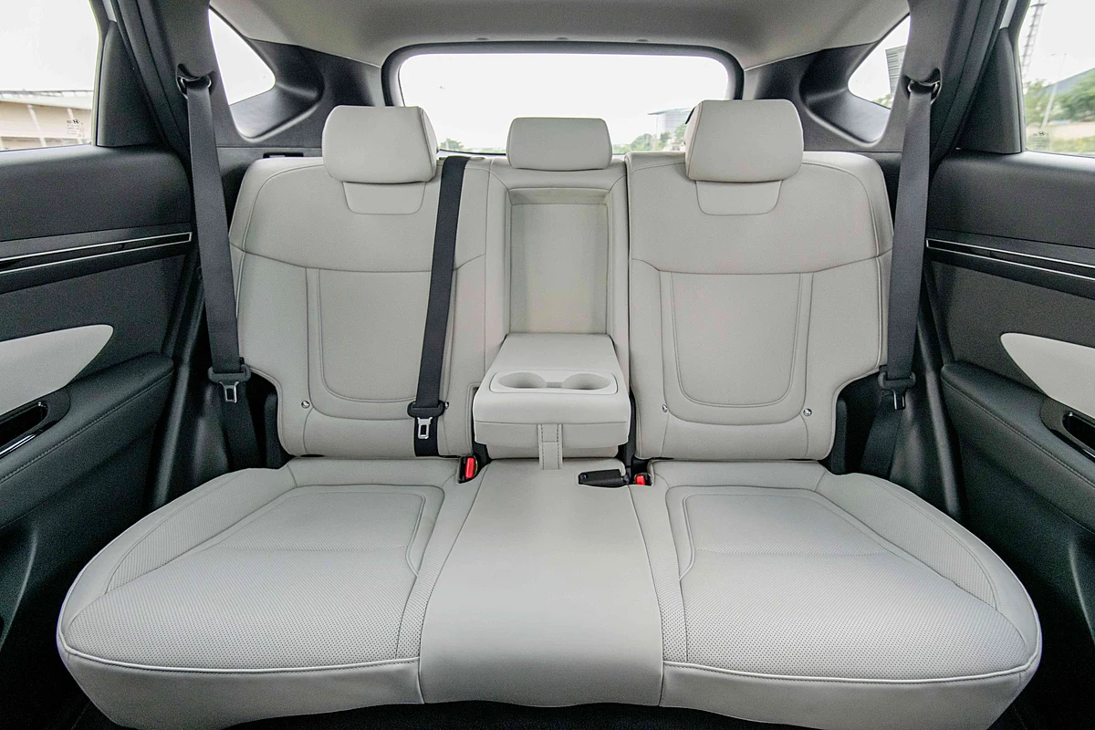 The rear seat has recline adjustment and offers decent space