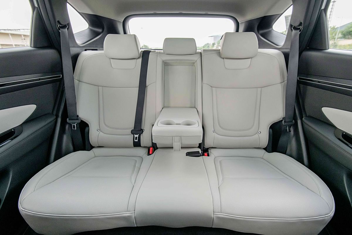 The rear seat has recline adjustment and offers decent space