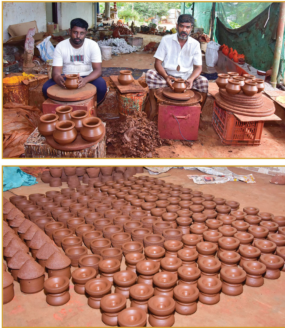 “களிமண் பொம்மைகளும் மண்பாண்ட சமையலும் மக்களுக்குப் பிடிக்குது!”