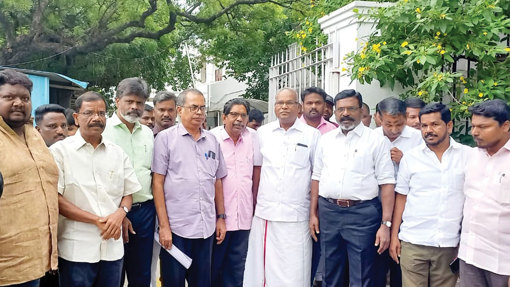 தி.மு.க கூட்டணி கட்சியினர்