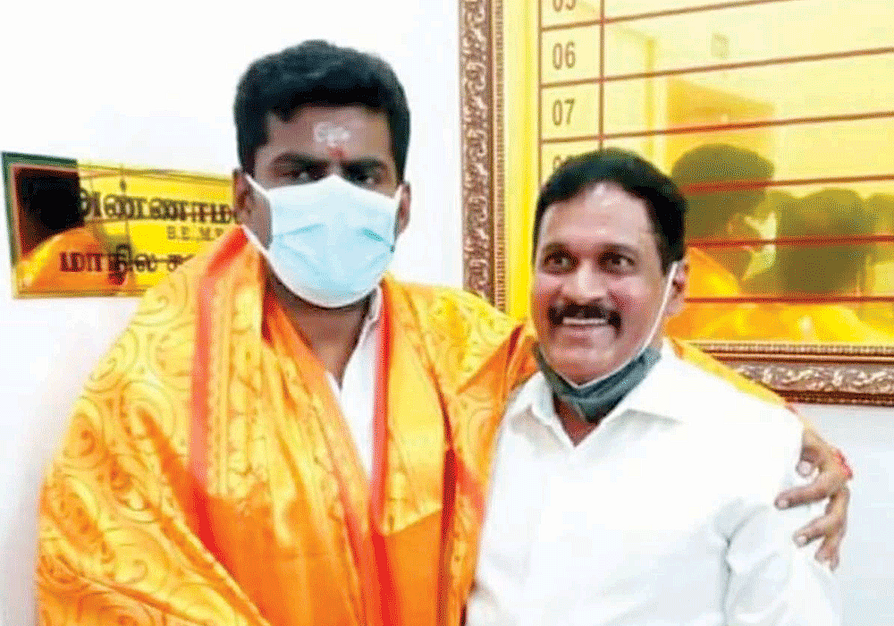 அண்ணாமலை உடன் பாலசுப்பிரமணியம்