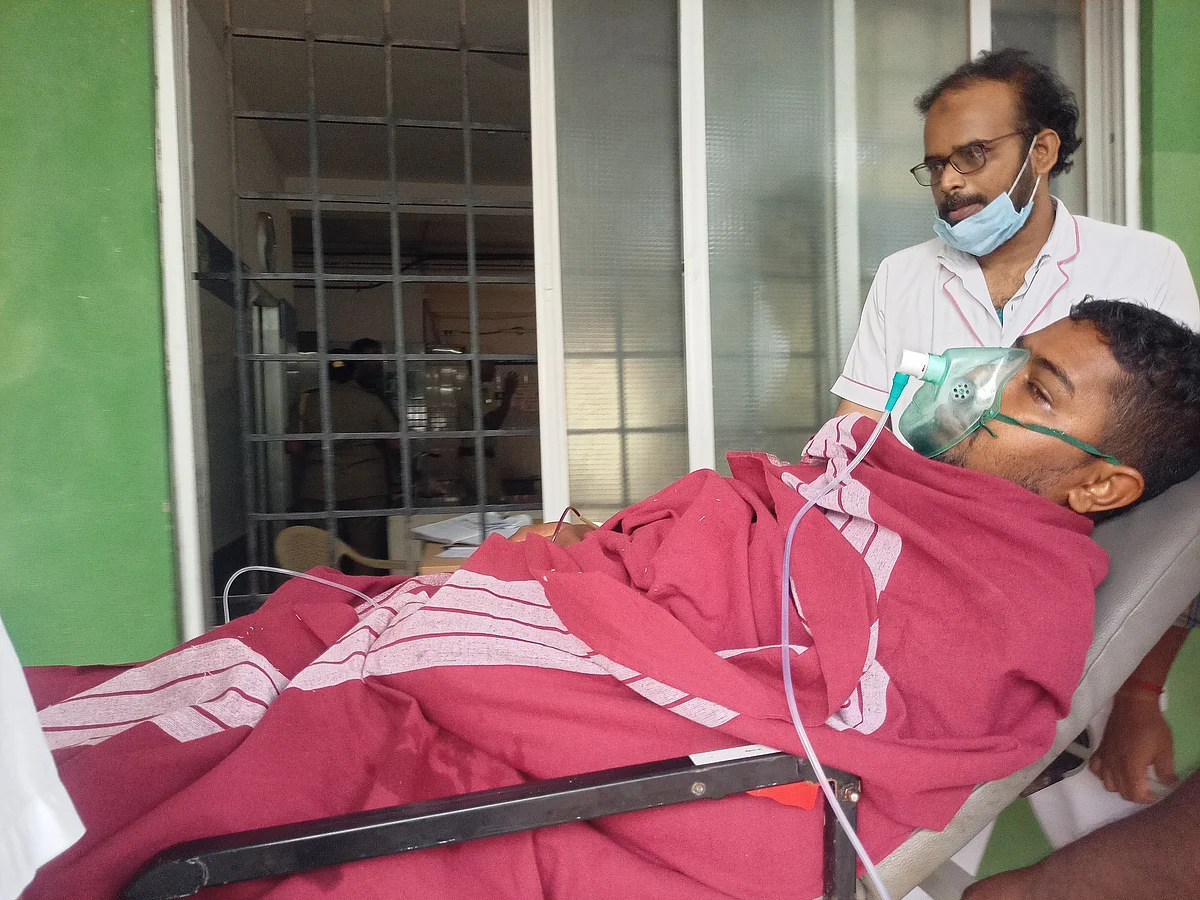 மதுரைக்குக் கொண்டு செல்லப்பட்ட மீனவர் வீரவேல்