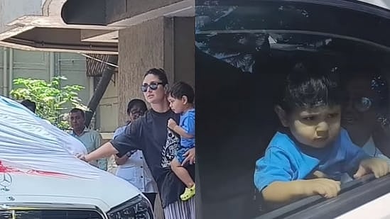 விமான நிலையத்தில் செல்ஃபிக்காக நடிகை கரீனா கபூர் தோளில் கையை போட்ட ரசிகர்: அதிர்ச்சியான கரீனா! |Fans Cross The Line With Kareena Kapoor, She Keeps Her Calm