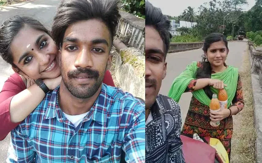 கஷாயத்தில் பூச்சி மருந்து கலந்து கொலைசெய்யப்பட்ட ஷாரோன் ராஜ் கிரீஷ்மாவுடன்
