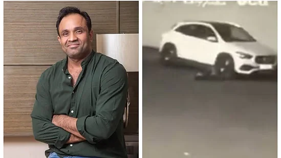 வேறு பெண்ணுடன் இருந்ததைத் தட்டிக்கேட்ட மனைவி - காரை ஏற்றிக் கொலை செய்ய முயன்ற சினிமா தயாரிப்பாளர்!