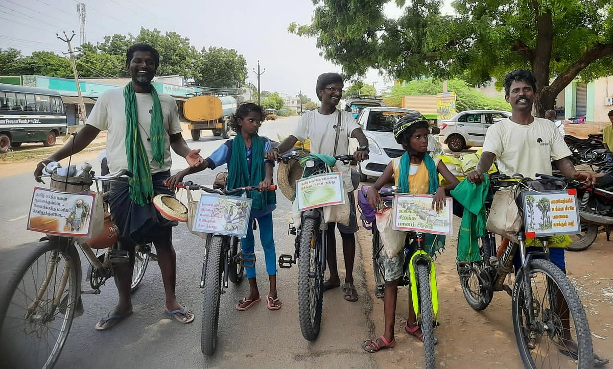 'பனைத் தொழிலை நம்பியிருப்போர் அபாய கட்டத்தில் உள்ளனர்' ஒரு பனையேறியின் விழிப்புணர்வு பயணம்!