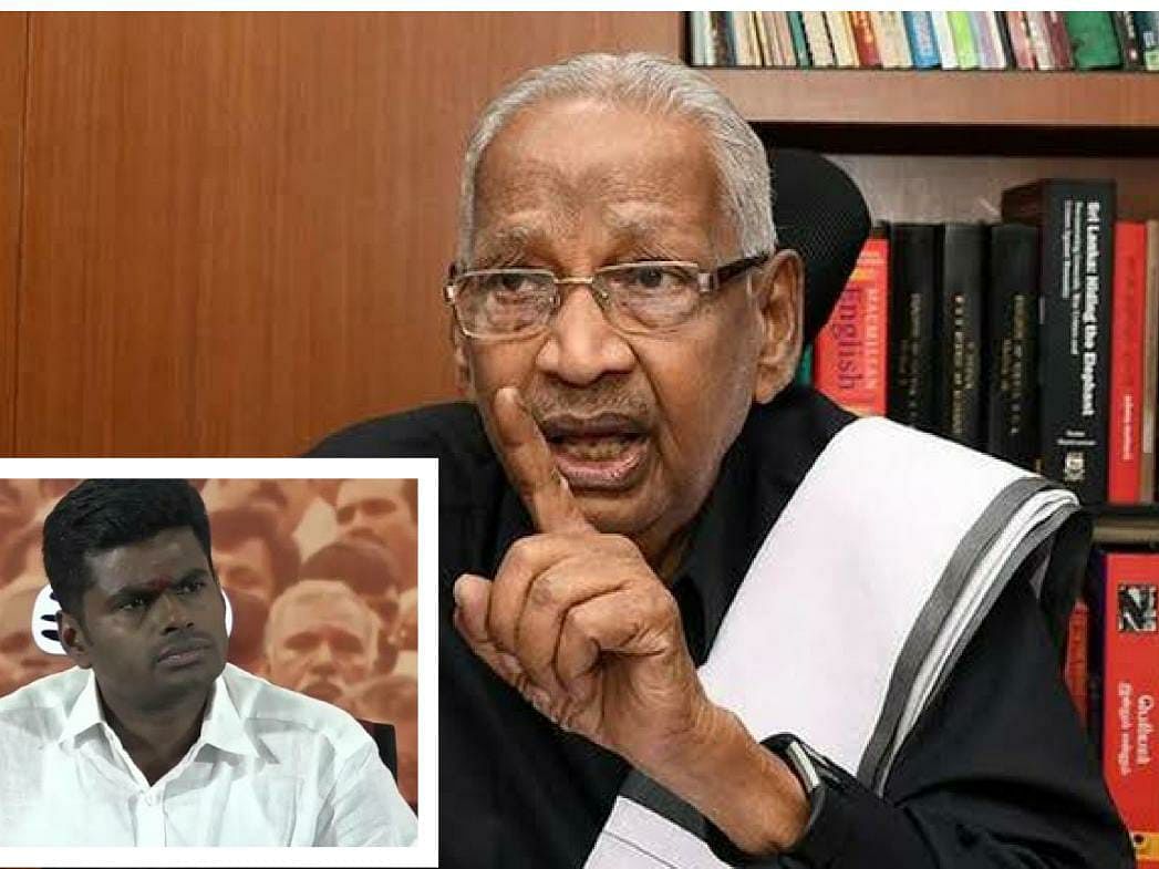 ``அண்ணாமலை நாகரிகமில்லாமல் தரக்குறைவாகப் பேசுவது வன்மையாகக் கண்டிக்கத்தக்கது" - கி.வீரமணி காட்டம்