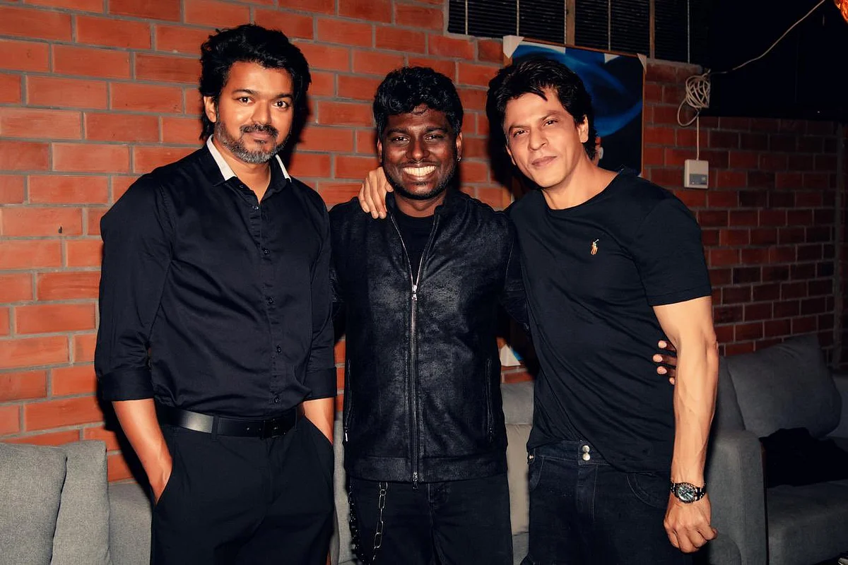 விஜய், அட்லீ, ஷாருக்கான்