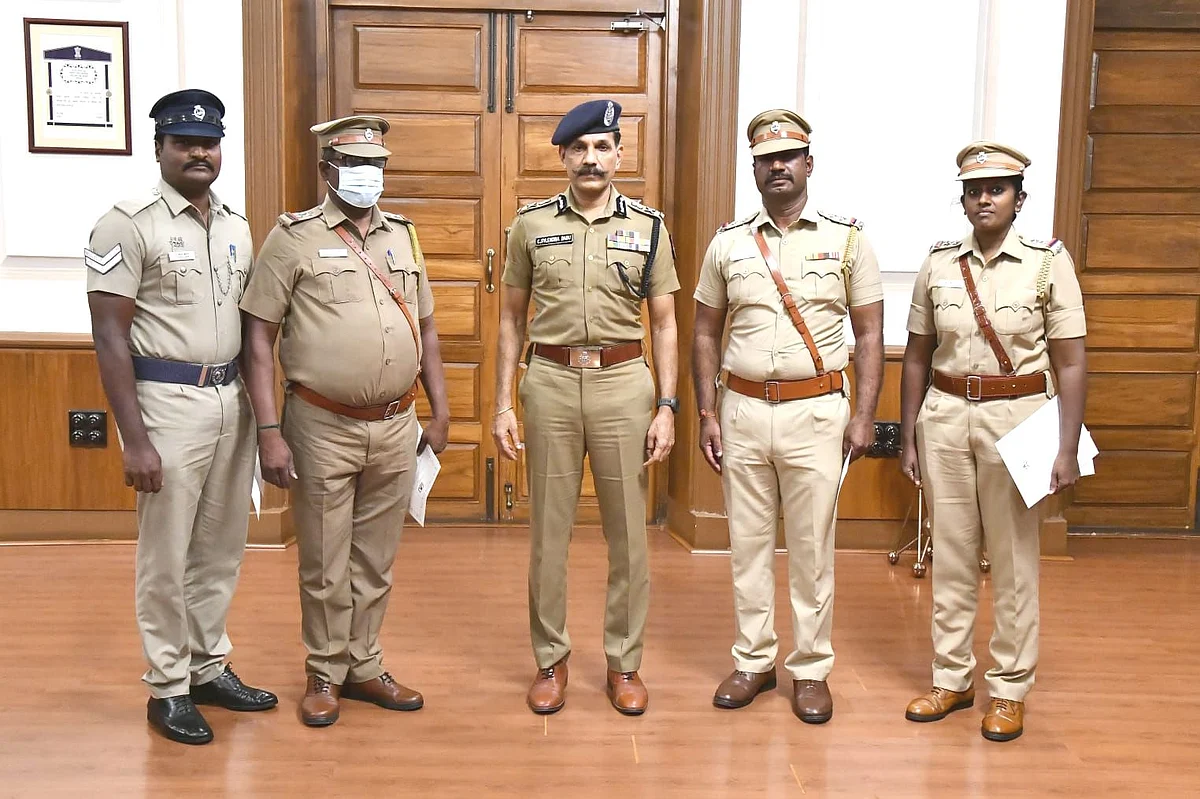 பாராட்டிய டி.ஜி.பி சைலேந்திரபாபு