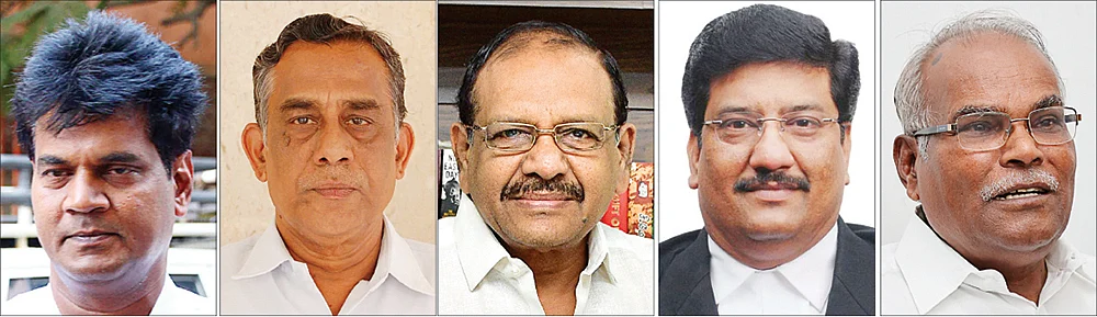கலாநிதி வீராசாமி, பி.ஆர்.நடராஜன், பீட்டர் அல்போன்ஸ், குமரகுரு, கே.பாலகிருஷ்ணன்