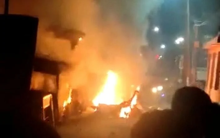 car blast