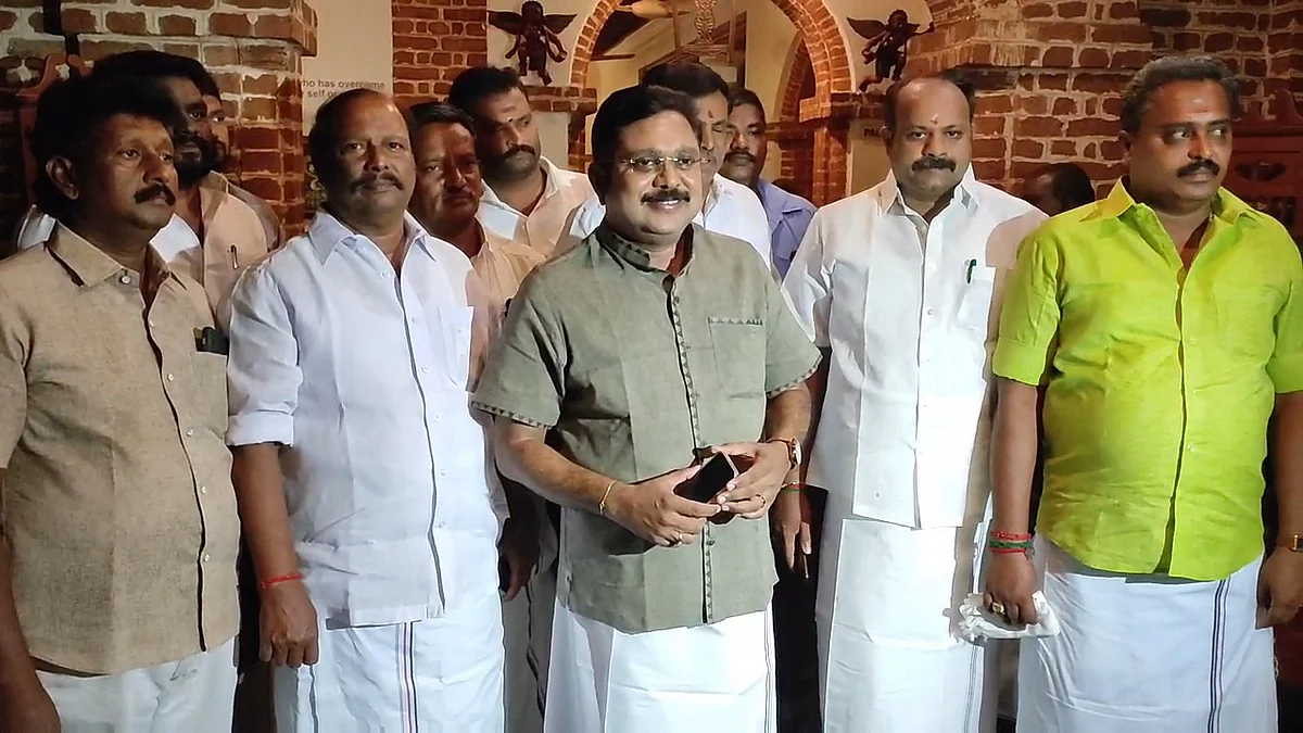 தஞ்சாவூரில் டி.டி,.வி.தினகரன்