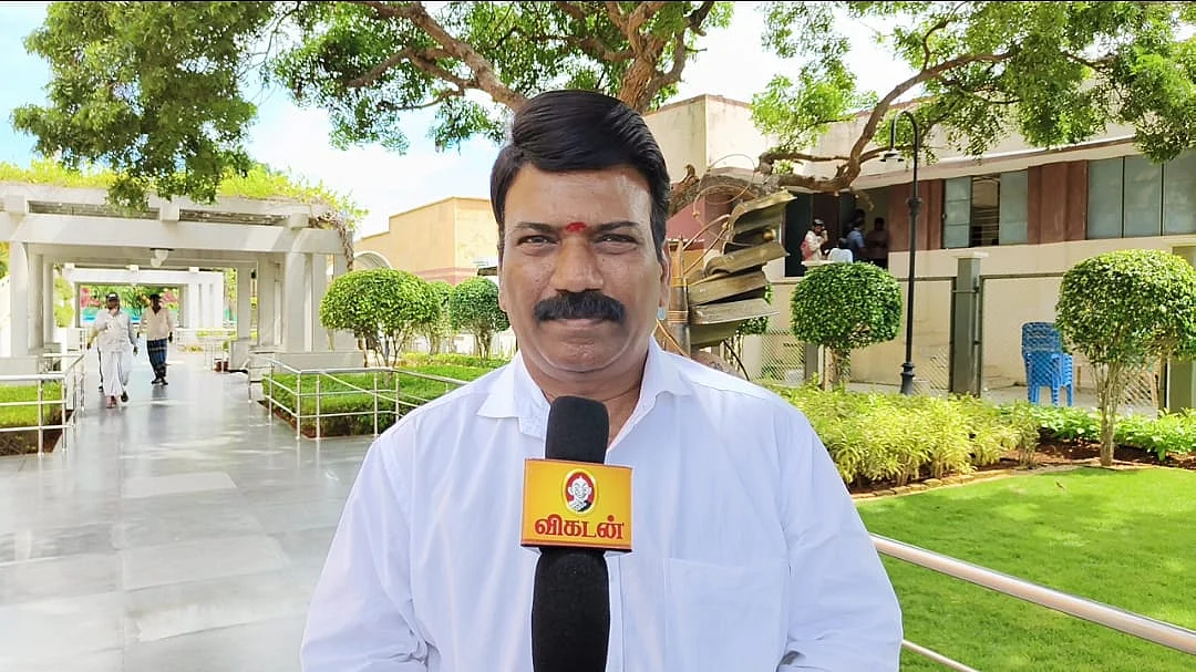 நகைச்சுவை நடிகர் தாமு விகடனுக்கு பேட்டி அளித்த போது...