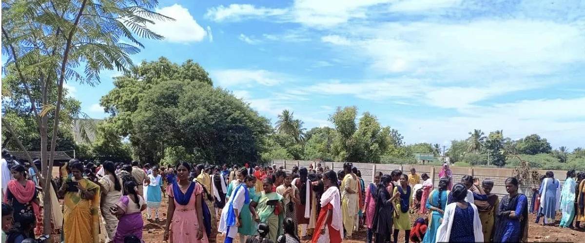 பள்ளத்தூர் காலேஜ் மாணவிகள் பங்குபெற்ற நிகழ்வு .